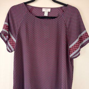 NWT LOFT Dressy Top Size Large Petite